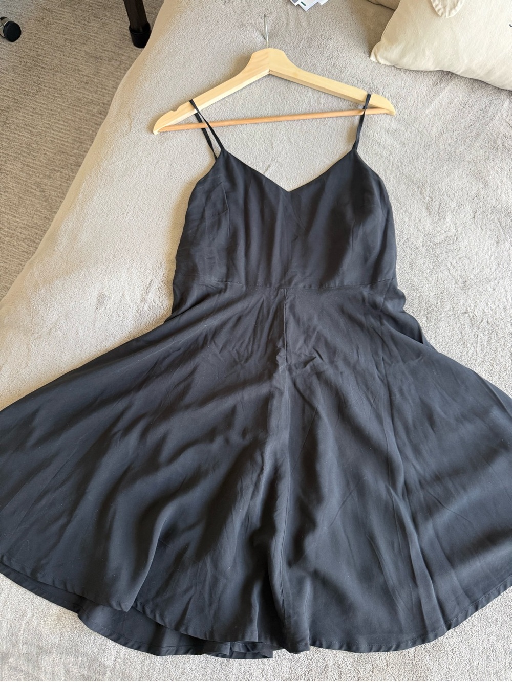 GAP little black dress, bkack, spaghetti straps A line silhouette